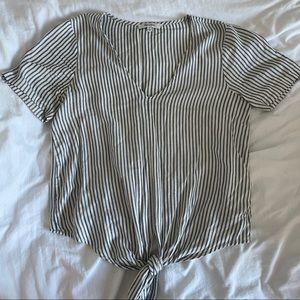 Madewell Striped Knot Shirt